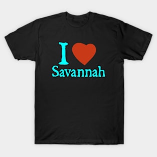 I Love Savannah T-Shirt